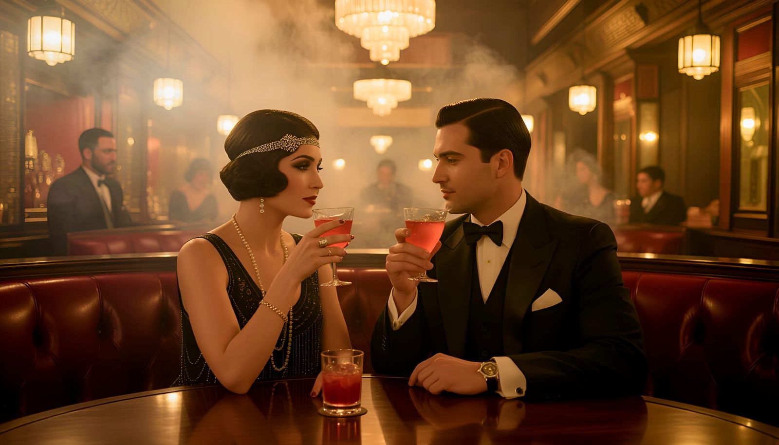 Cocktails and Whispers  by @The Leycer