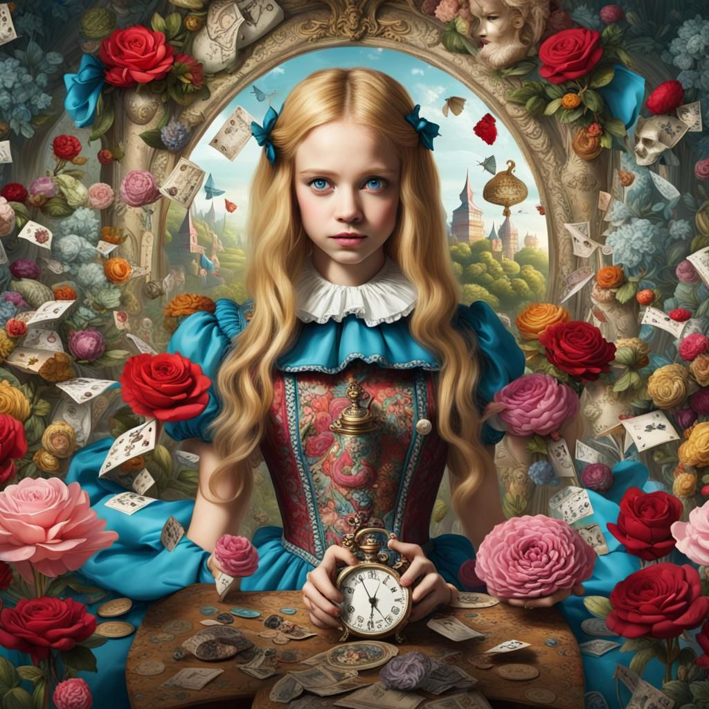 " Alice wonderland monde du maximalisme "