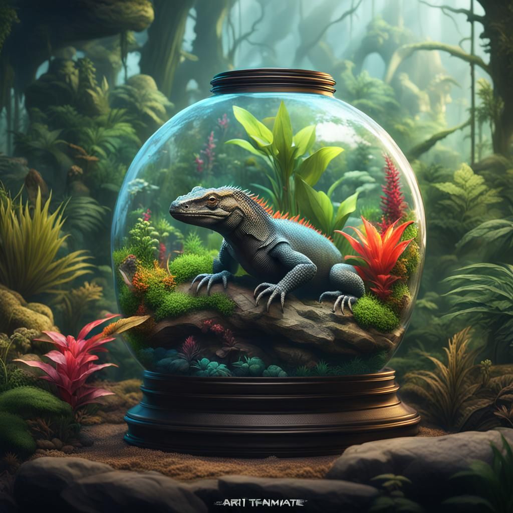 Komodo dragon trap