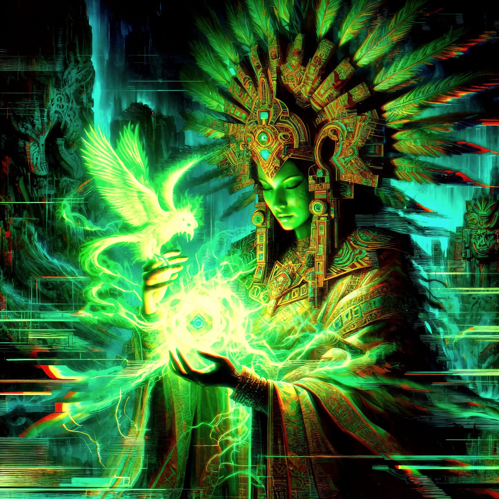 Aztec Fantasy - Glitched