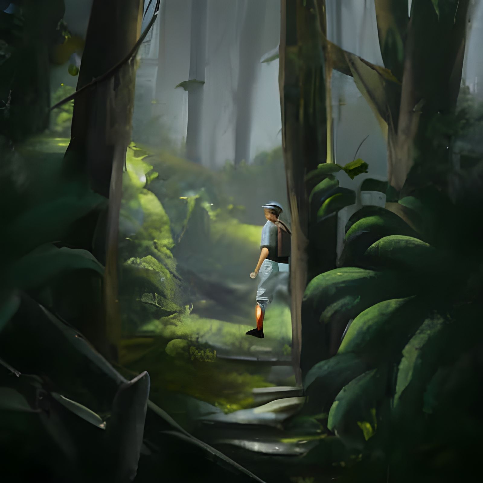 Hiker - AI Generated Artwork - NightCafe Creator