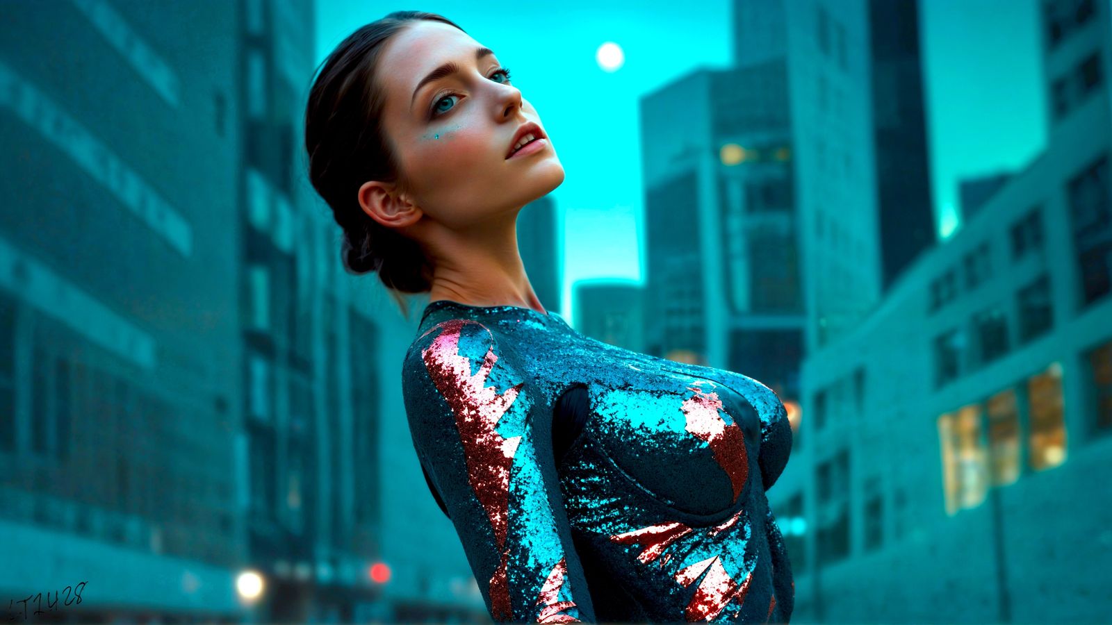 Ima Wolf - Glitter in the air series.