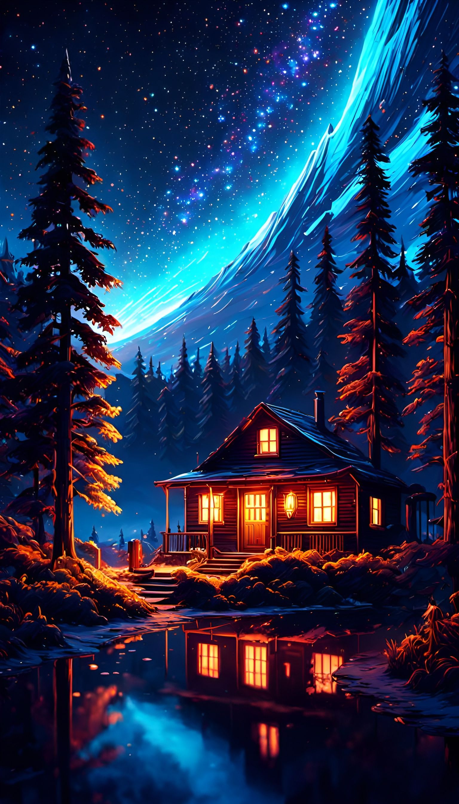 Night Sky  by @Fibek