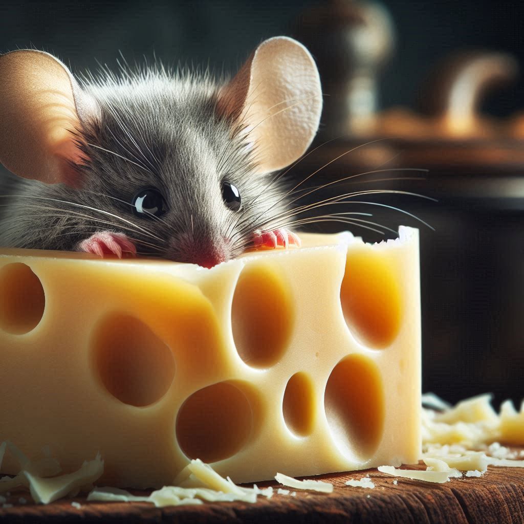 Hiding Behind the Cheese