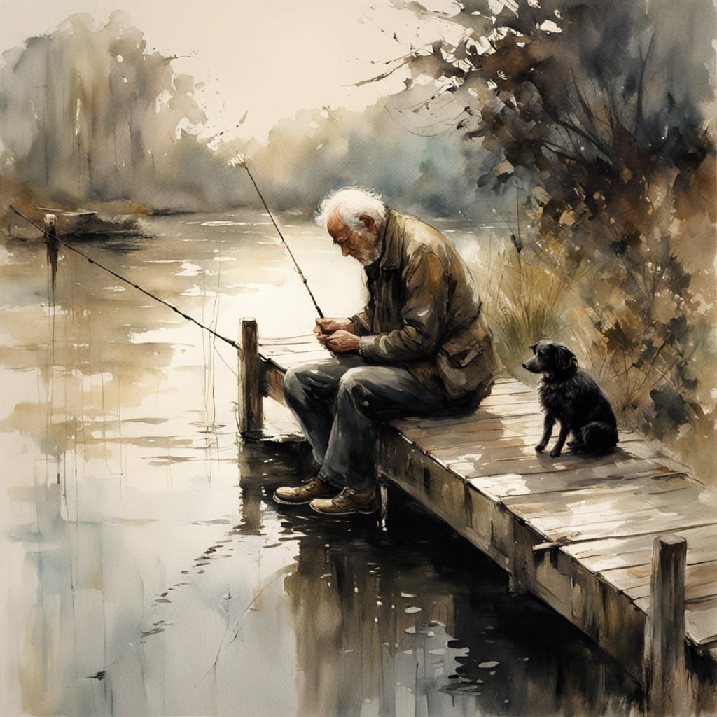 Fishing buddies   by @Anna North 