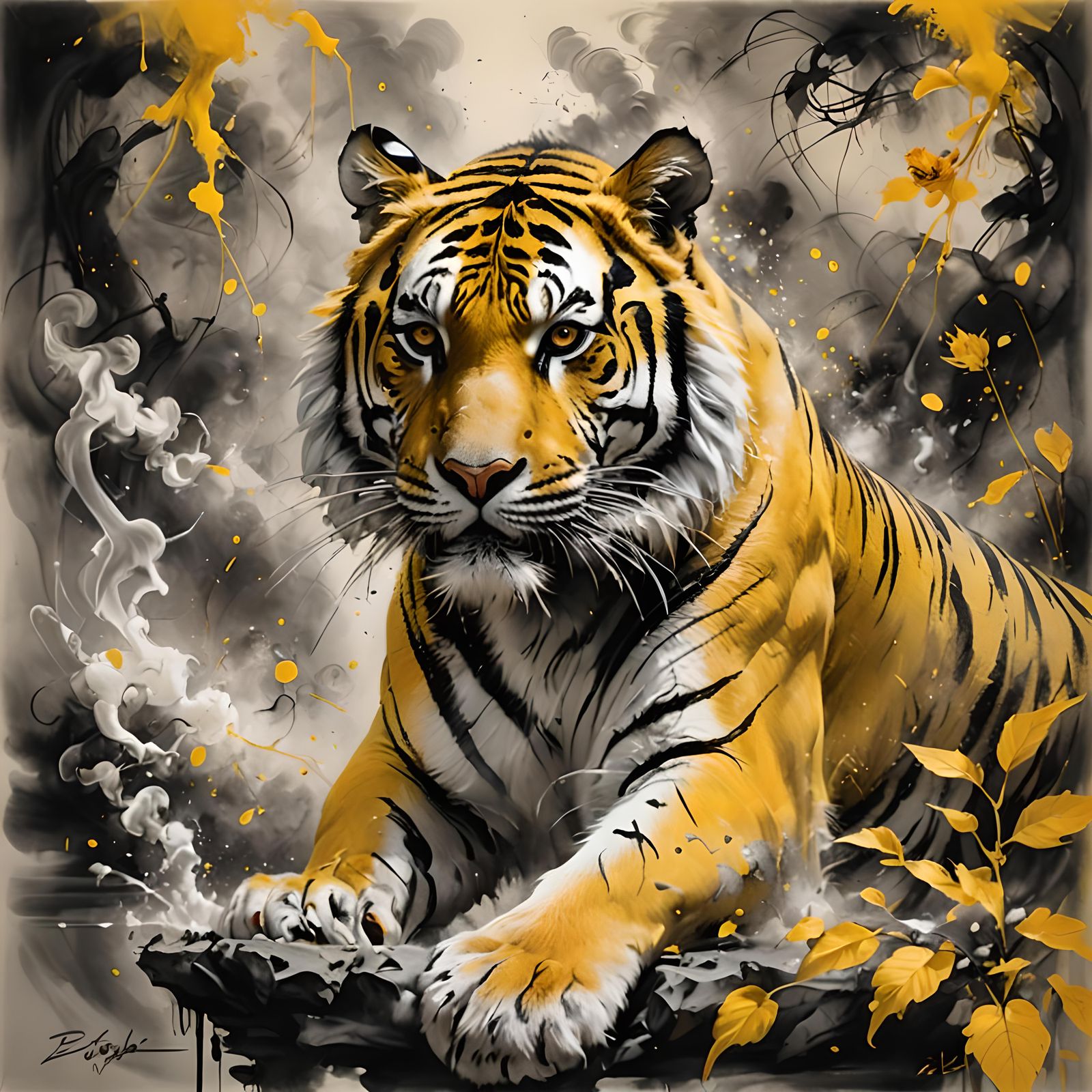 Tiger in the Mist