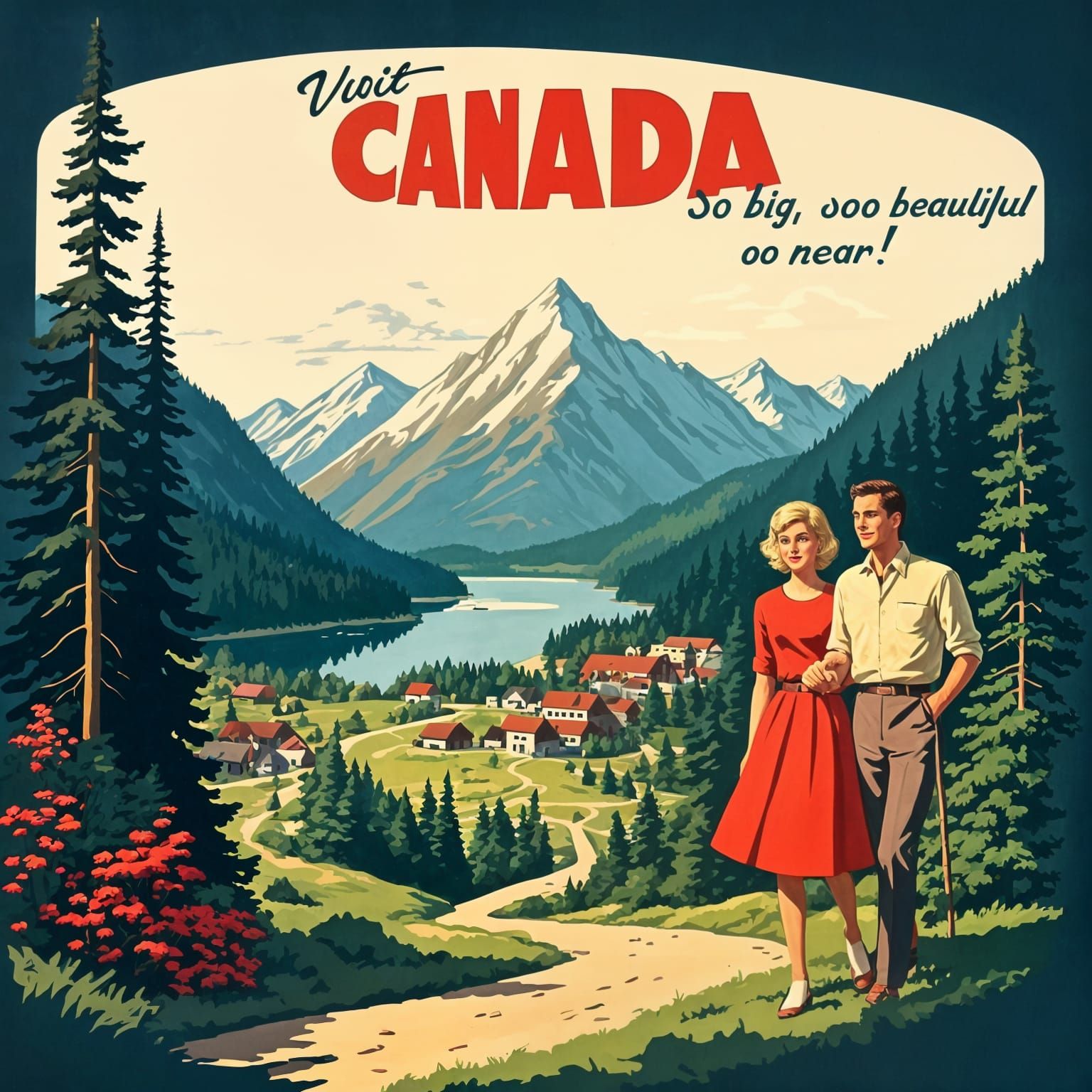 "Visit Canada! So big, so beautiful, so near!"  by @Morning Dawn
