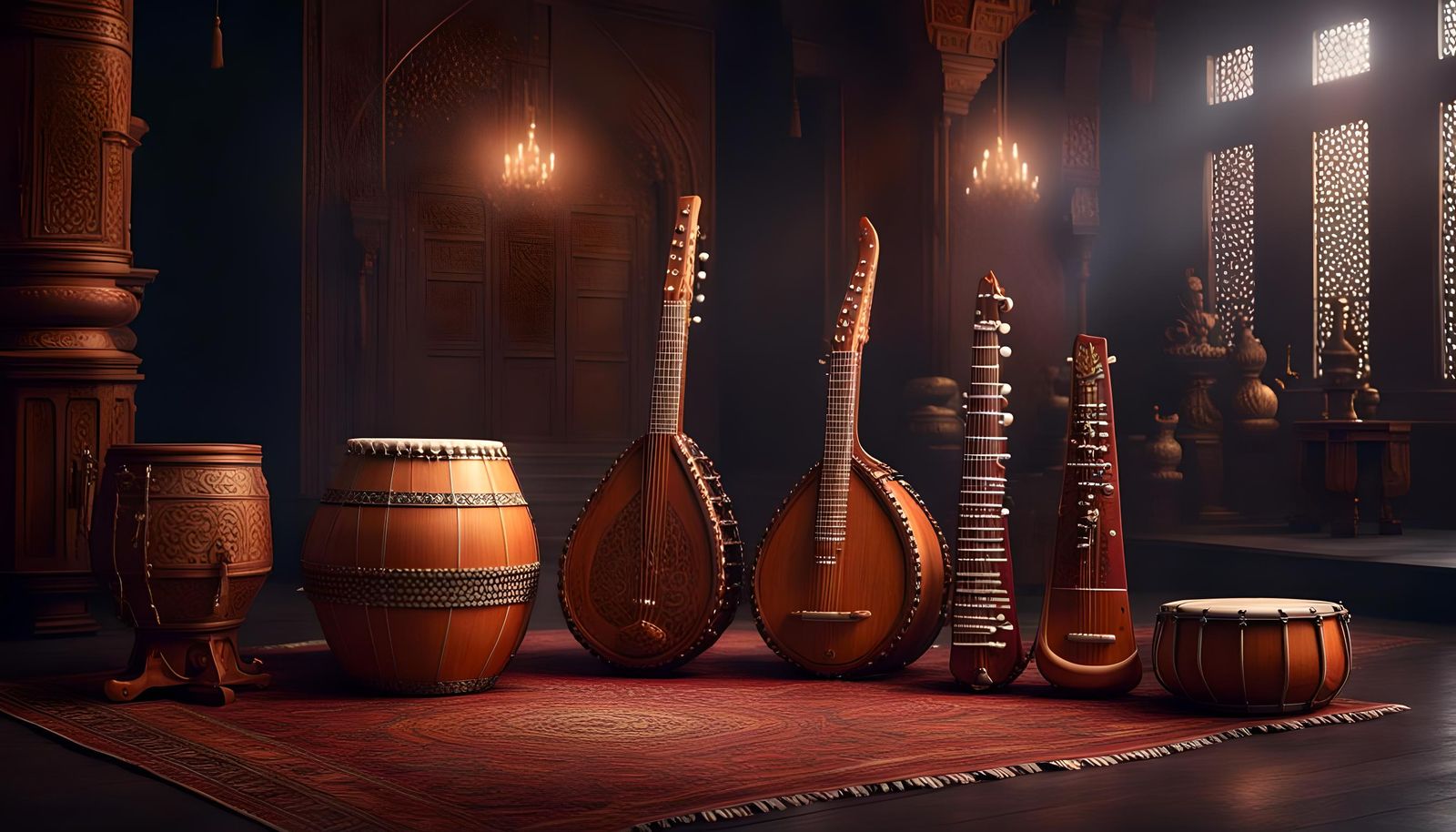 Folk Musical Instruments.