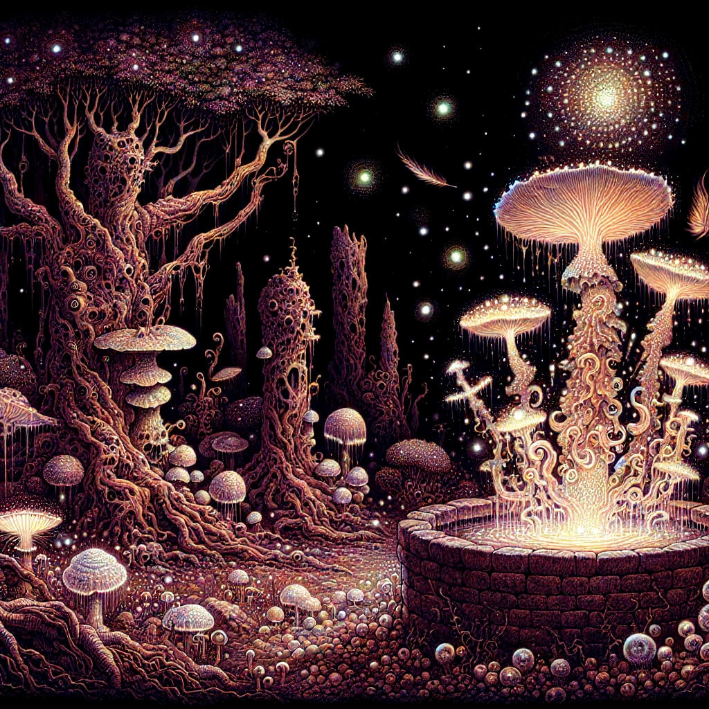 Bioluminescent fungi