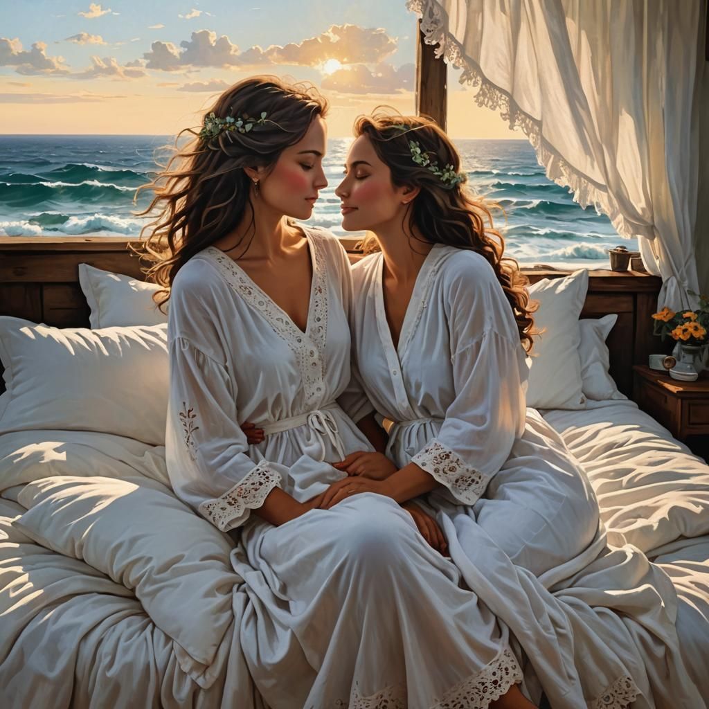 As I wake up next to the one I love, her warmth filling my h...