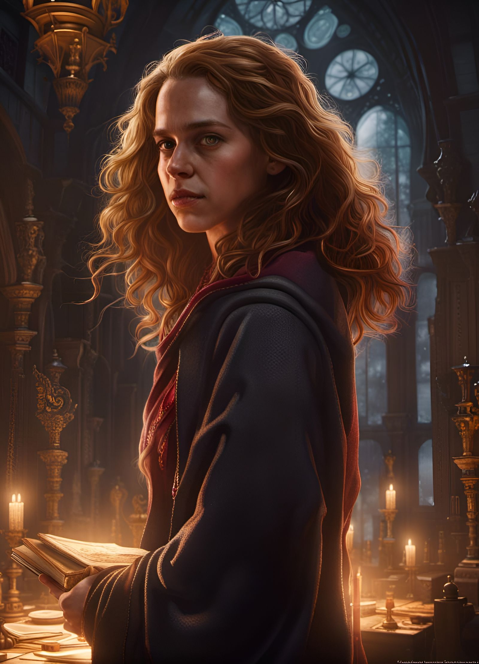 Hermione Granger - AI Generated Artwork - NightCafe Creator