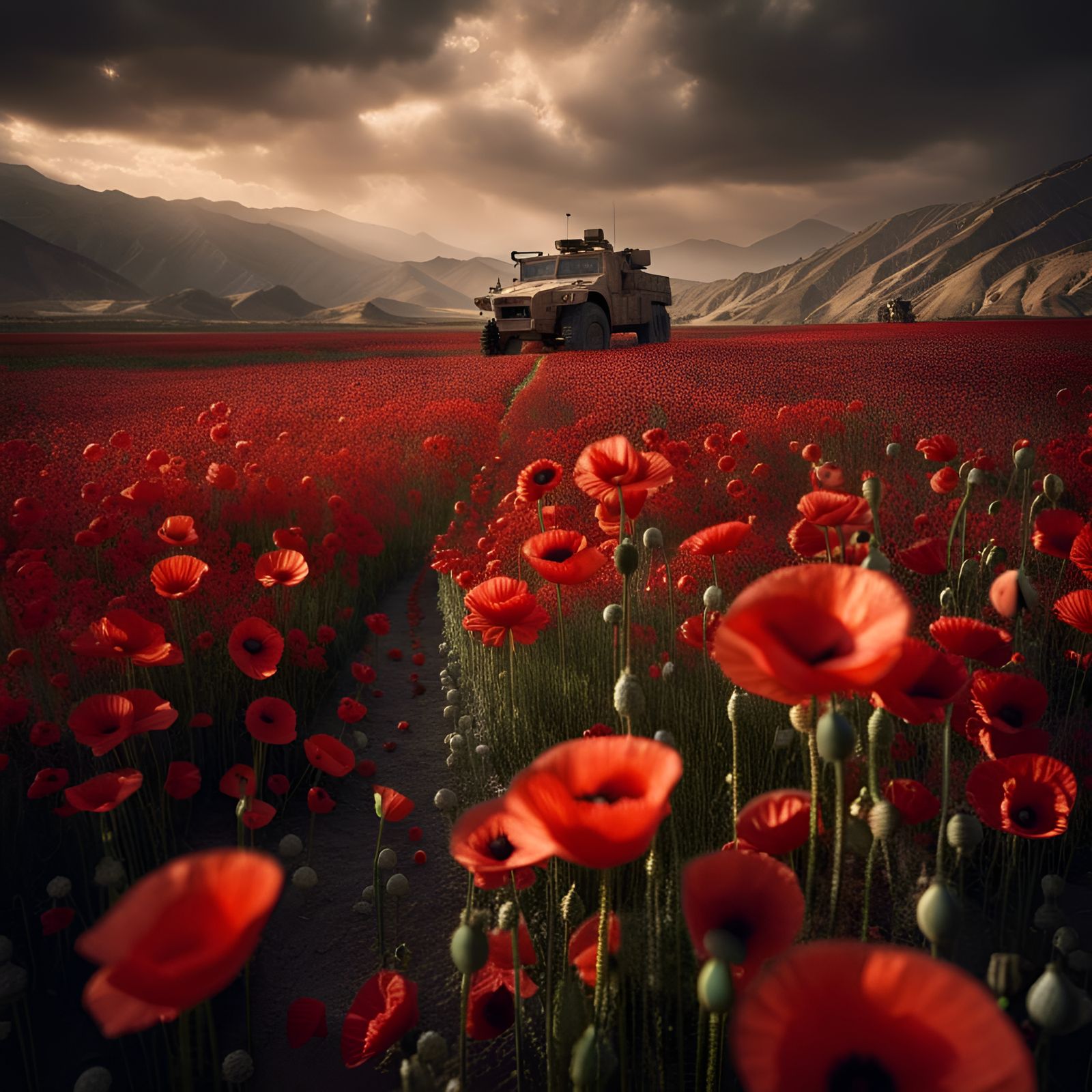 Poppy field   by @Tanke