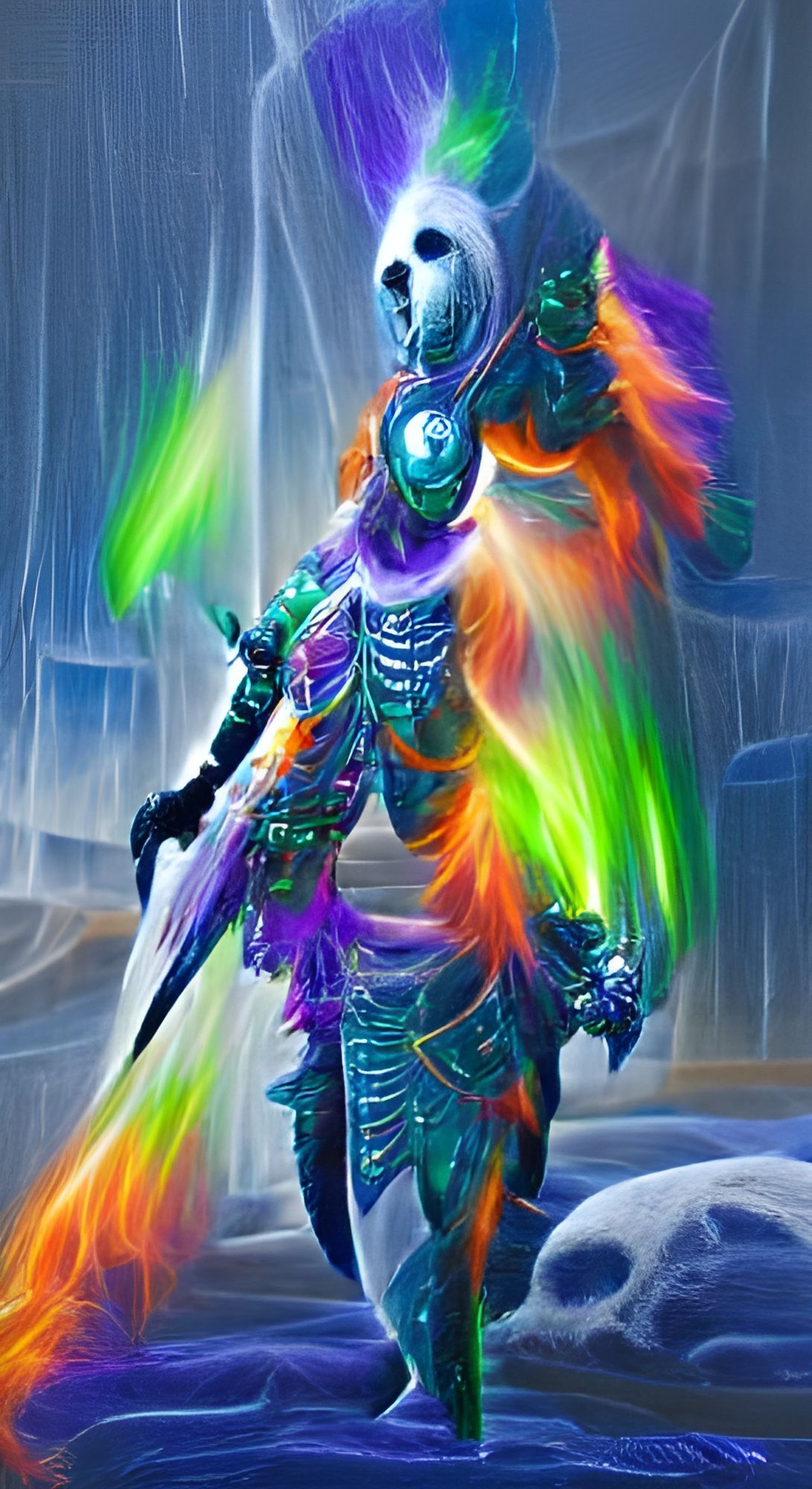 Spectral Warrior AI Generated Artwork NightCafe Creator   JjVGXIijZDGOq5ZZ8U4G 4x 