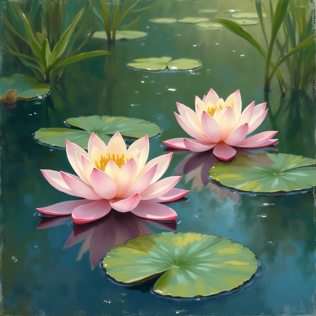 Blooming Lotuses  by @Chef Curry