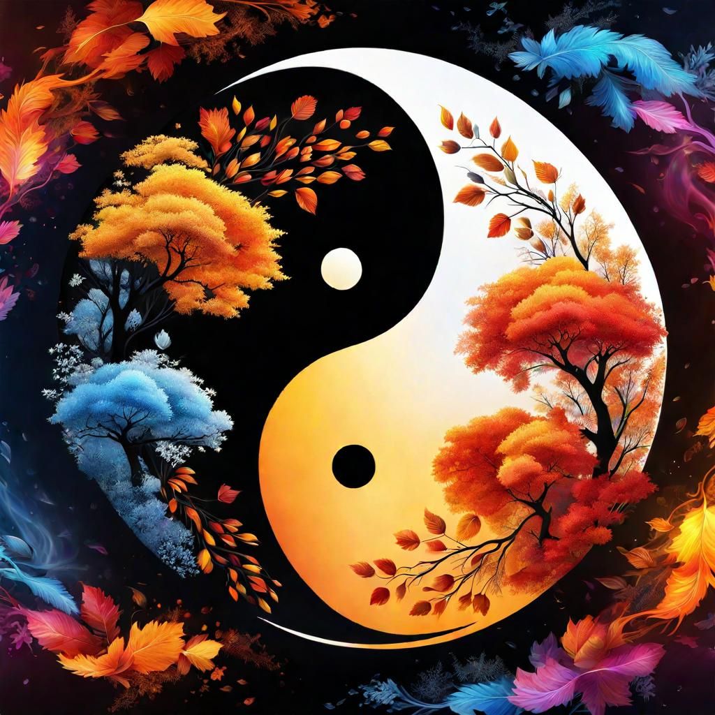Yin Yang: Spring and Autumn Concept Art