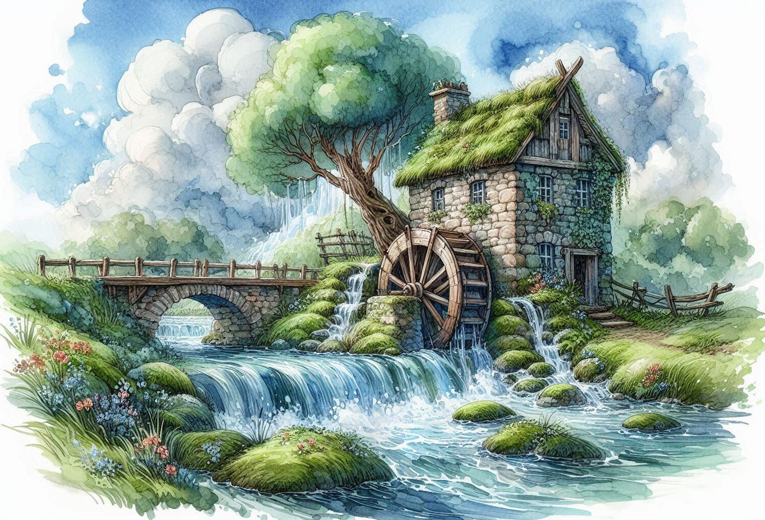 Old waterwheel