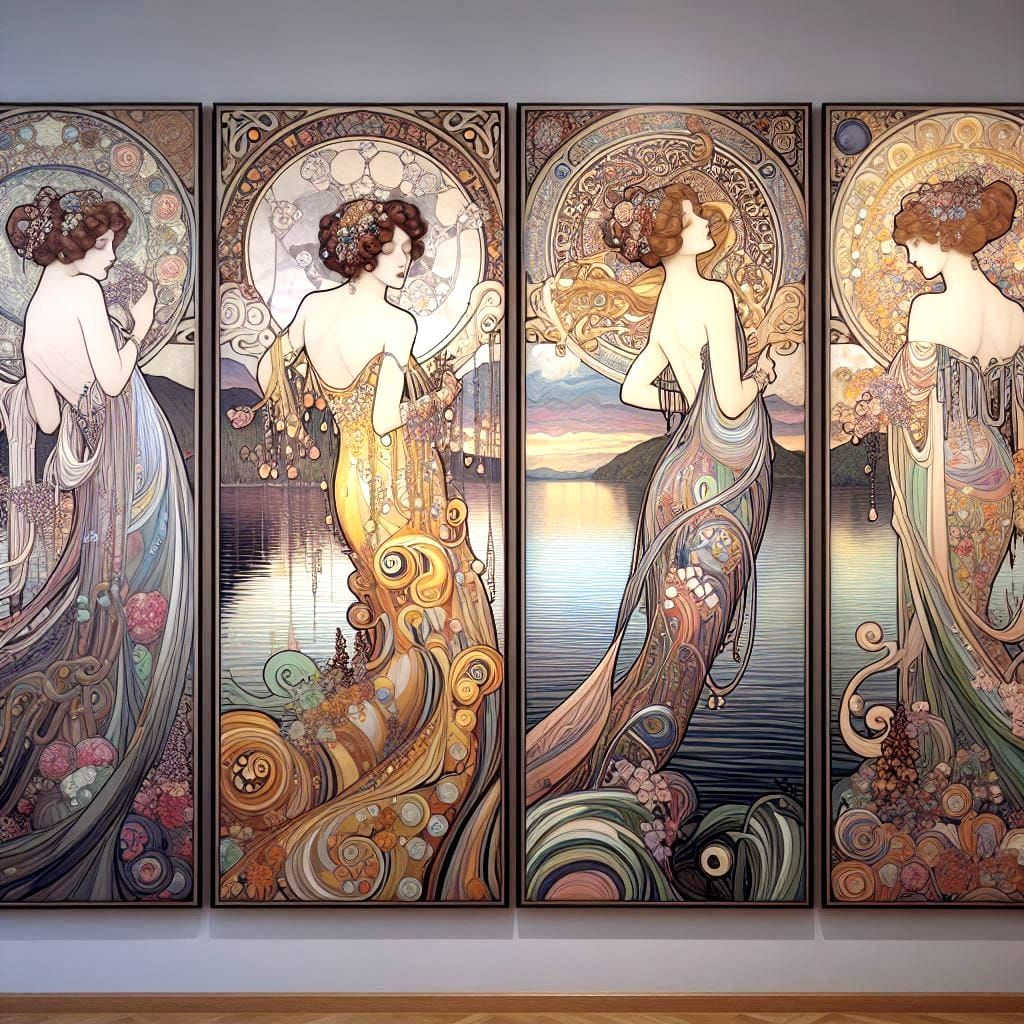 Art Nouveau Panels