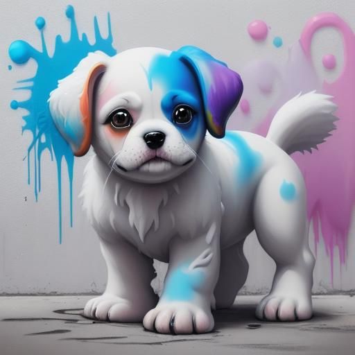 cute puppy ghost