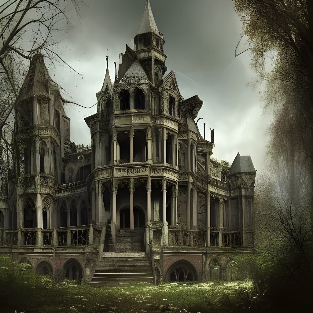 The Dark Manor AI Generated Artwork NightCafe Creator
