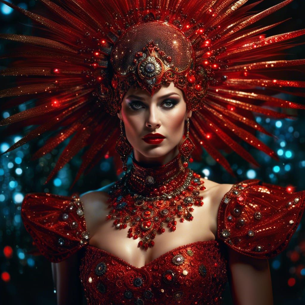 ’50s Glitter Glamour XX AI Generated Artwork NightCafe Creator