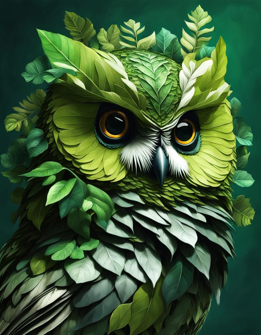 Spring owl  by @Kolibri