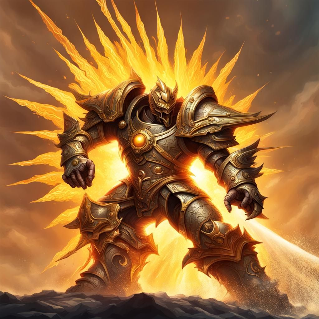 Sun Knight - AI Generated Artwork - NightCafe Creator