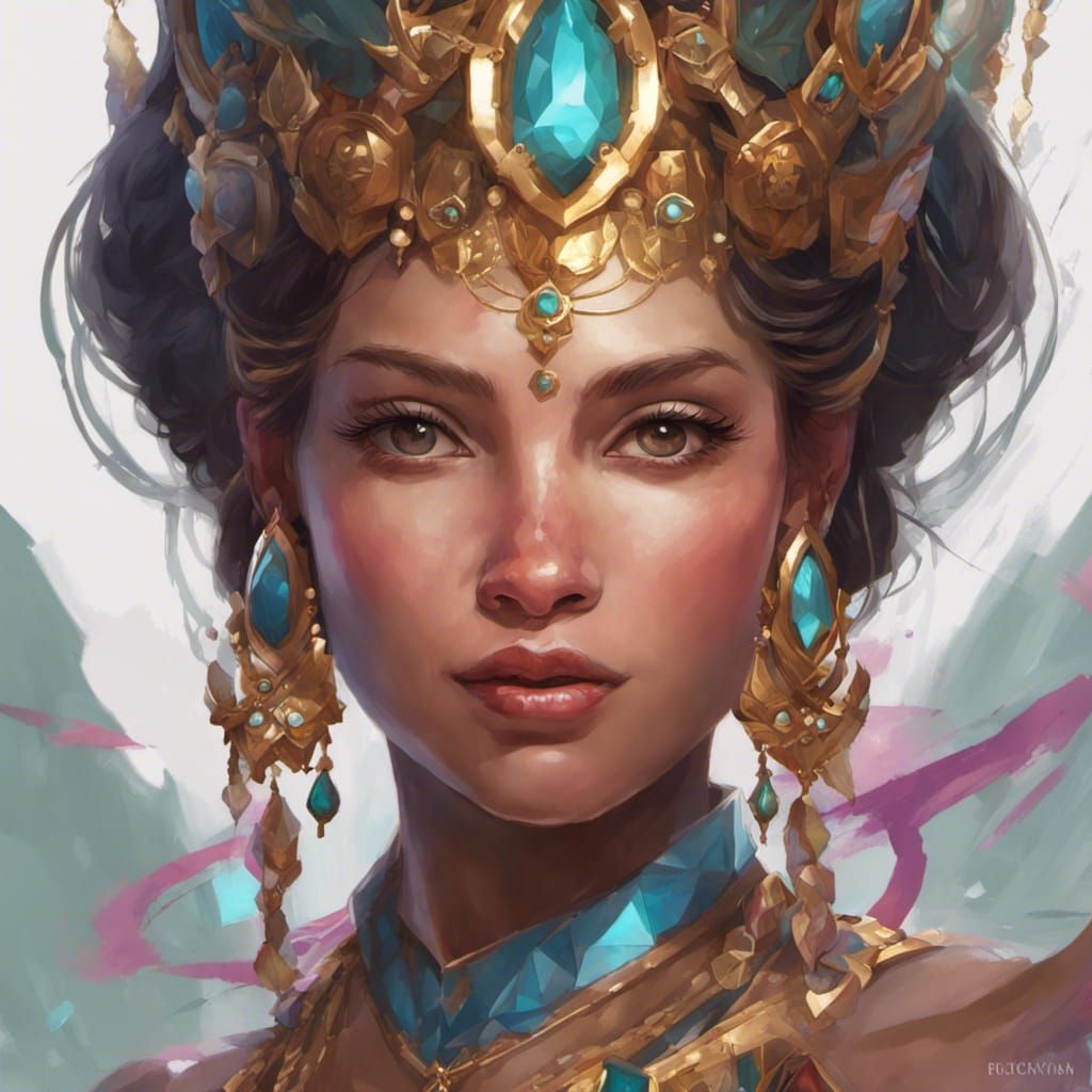 Princess maya, very much jewels - AI Generated Artwork - NightCafe Creator