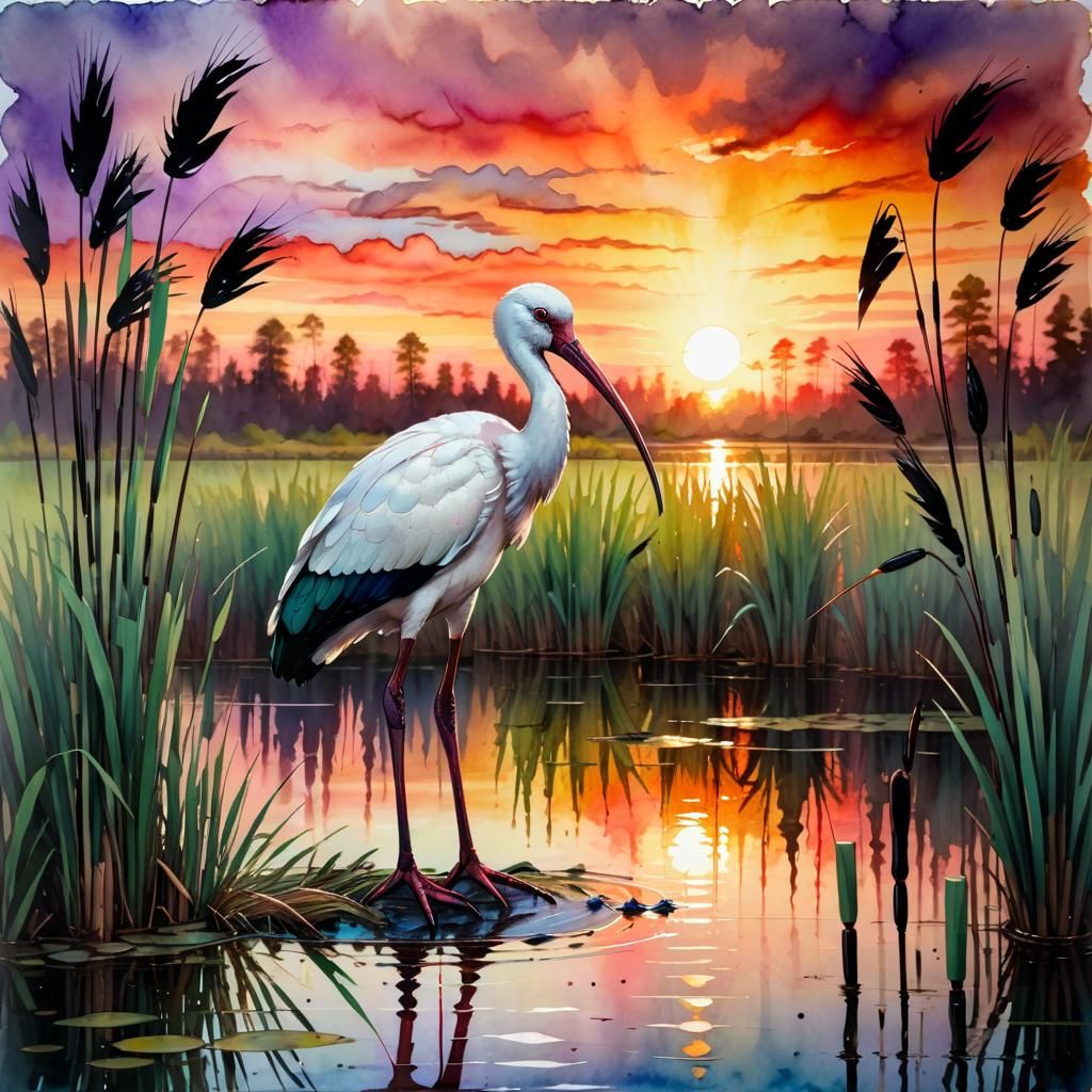 Sunset Fishing  by @Far from helpless 