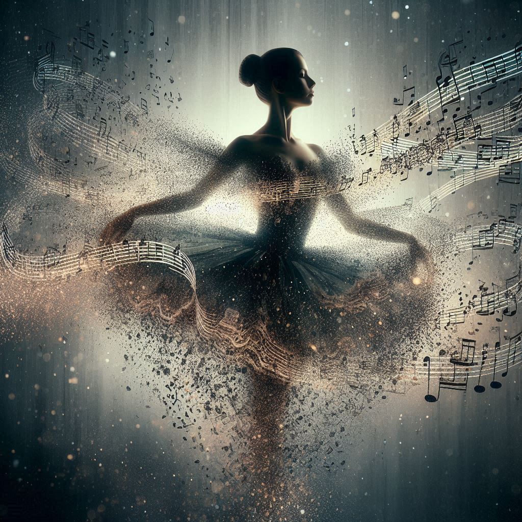 double exposure beautiful fantasy DALL-E 3 portrait landscape..