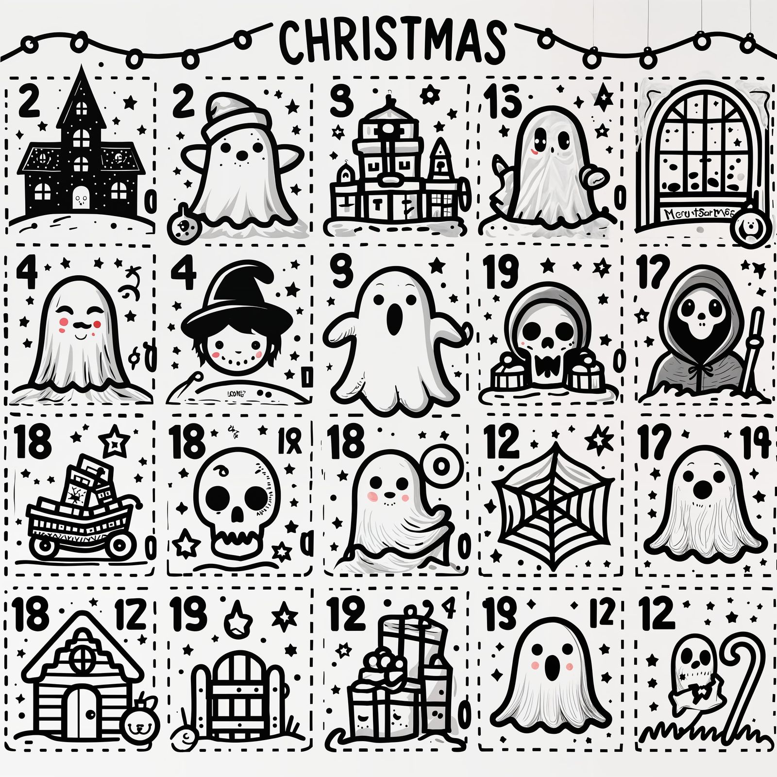 Spooky Christmas Advent Calander