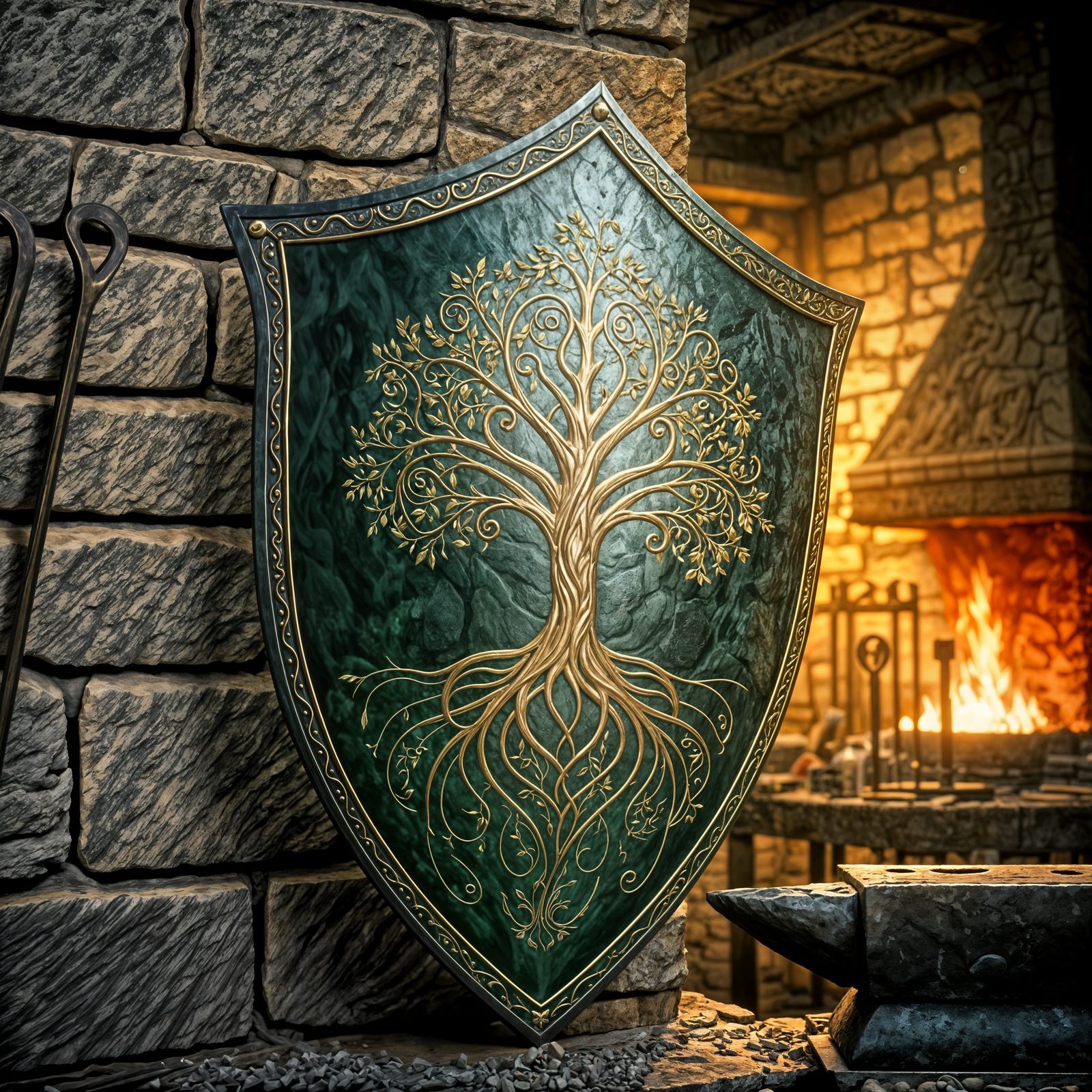 Shield of Spring  by @TSharp 