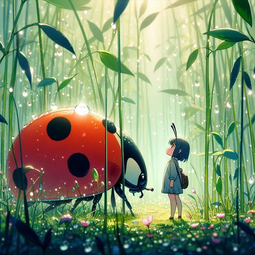 Dewdrops & Dotted Wings