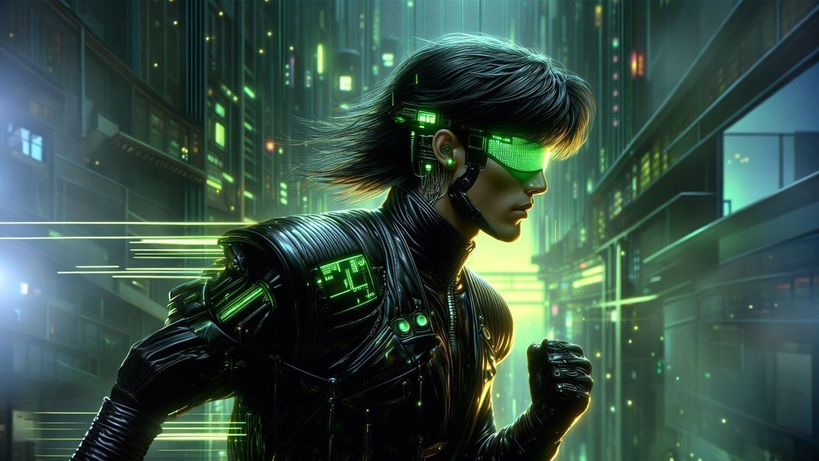 Hajime Sorayama retro 80s sci-fi futurism cyberpunk Matrix r...