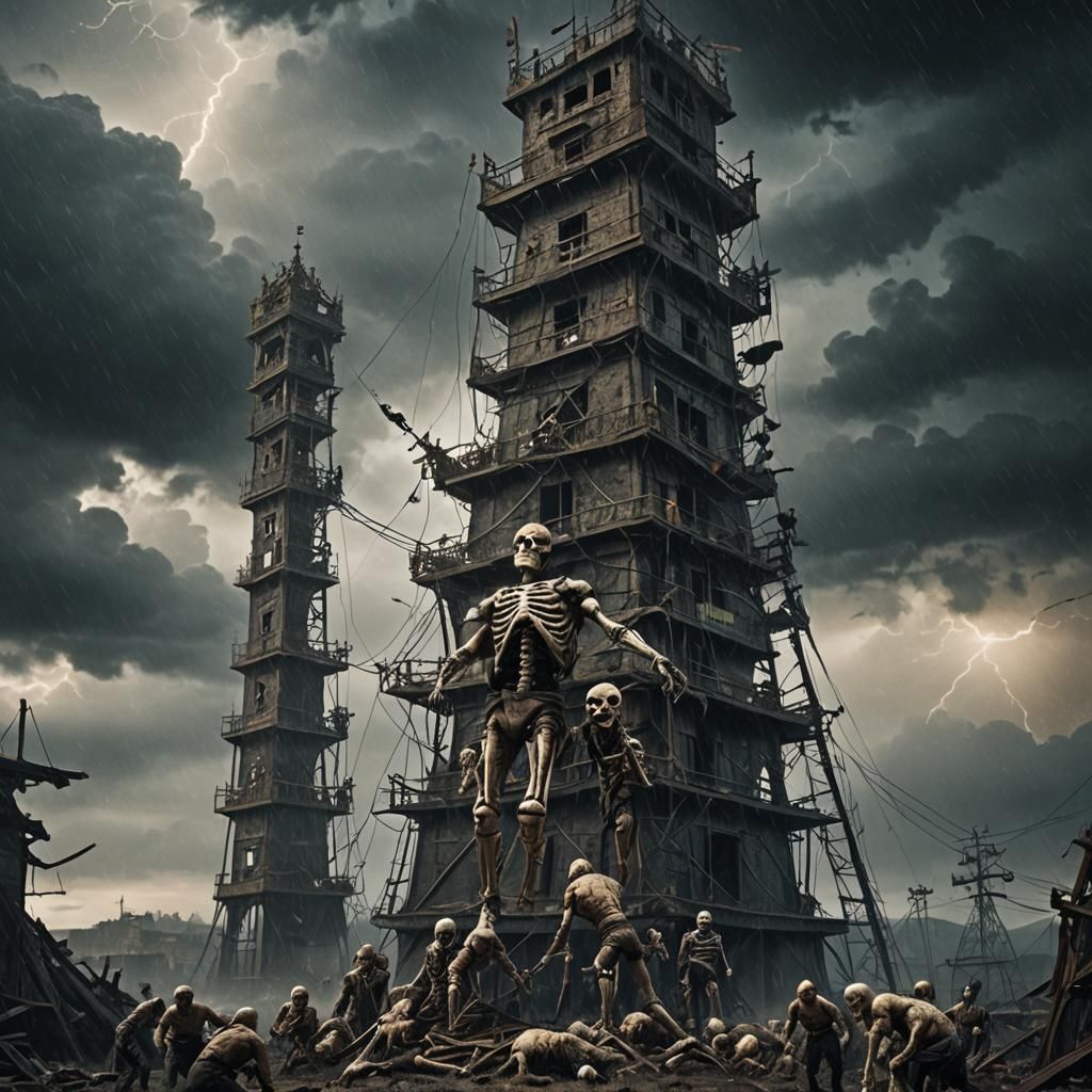 skeleton towers
