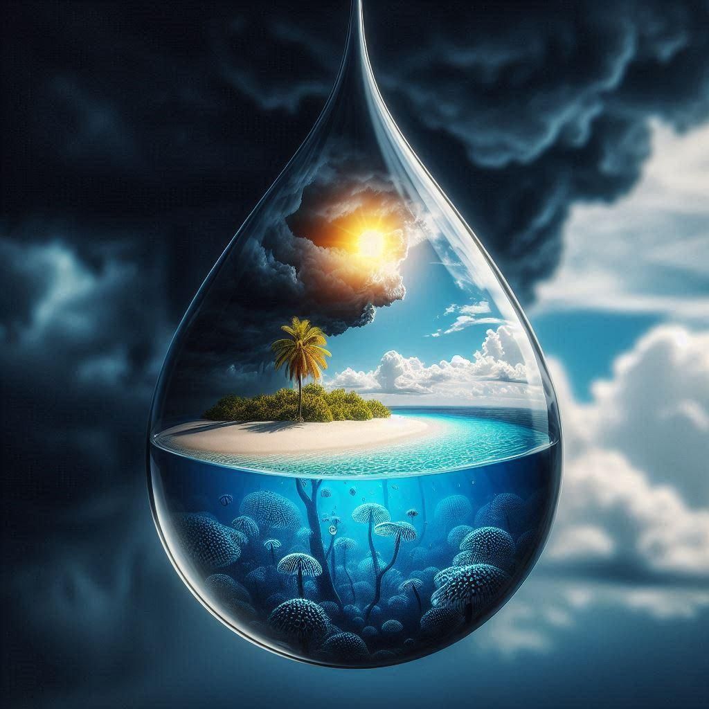 Ocean within a Water Drop