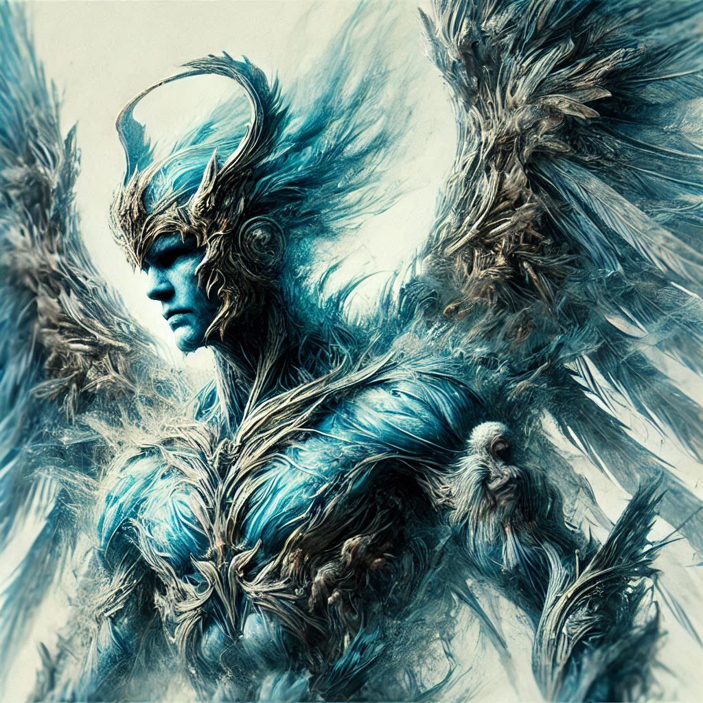 double exposure beautiful fantasy DALL-E 3 portrait landscape..