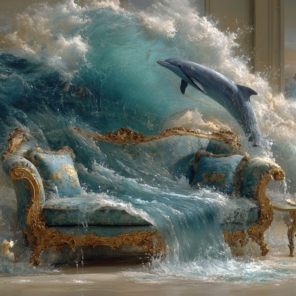 Azure Reverie Surrealism   by @United States Of Daan 