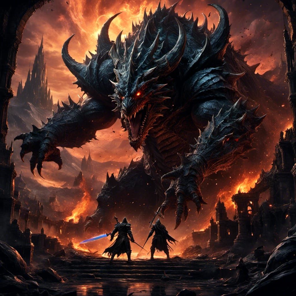 <lora:DWC:1.0> <lora:Endgame:1.0> the last fight