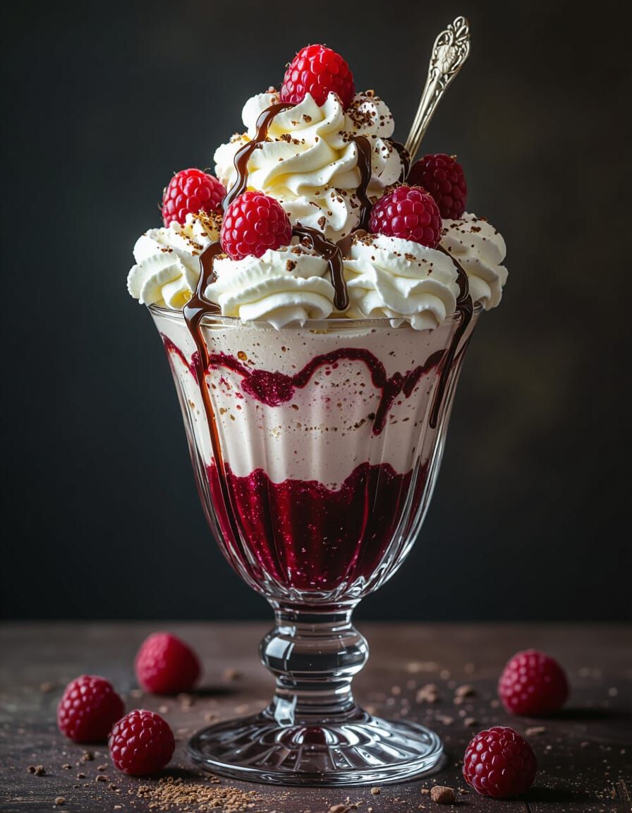 Old fashioned Knickerbocker Glory  by @Alison