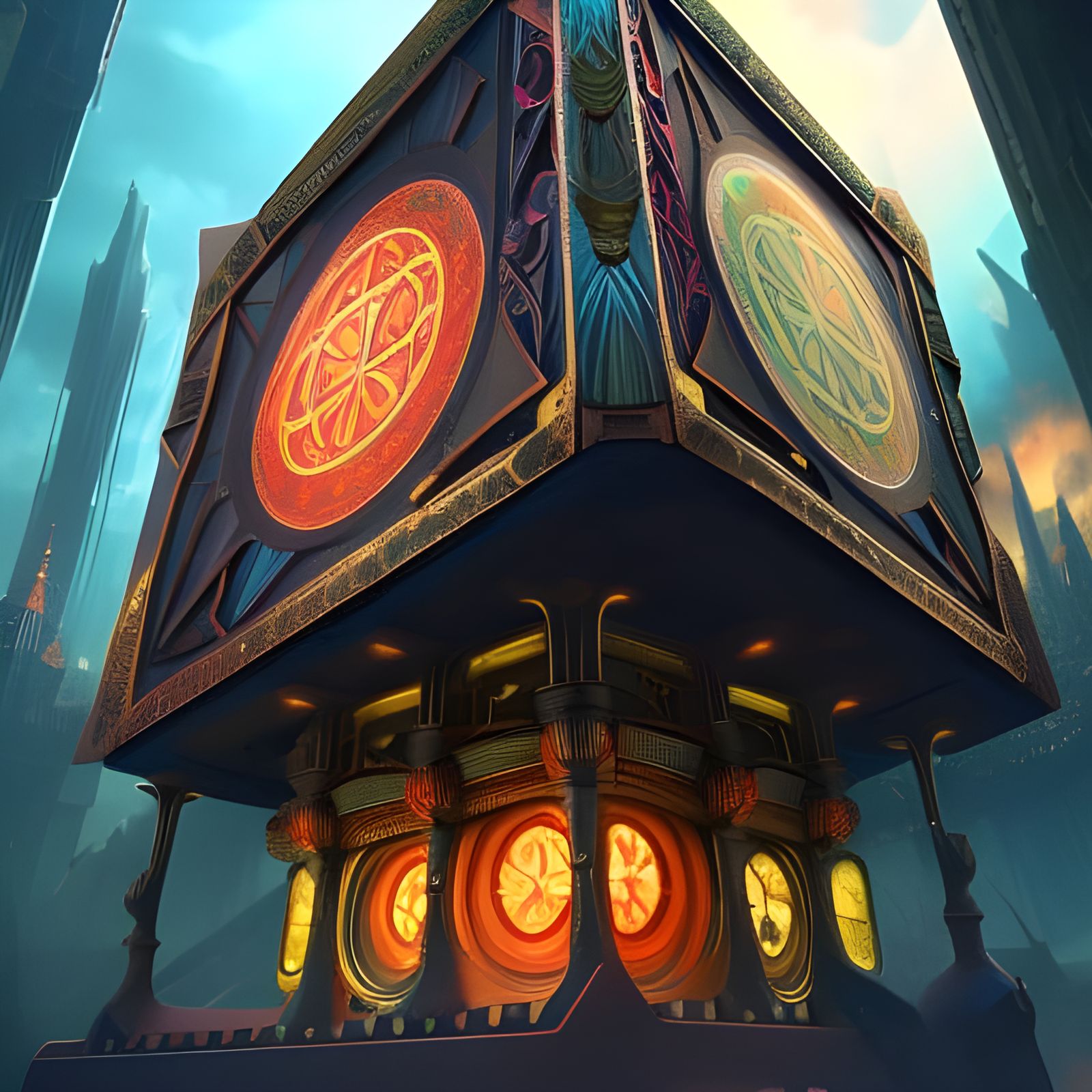 Occult Flower Blossom Cataclysm Tesseract Building