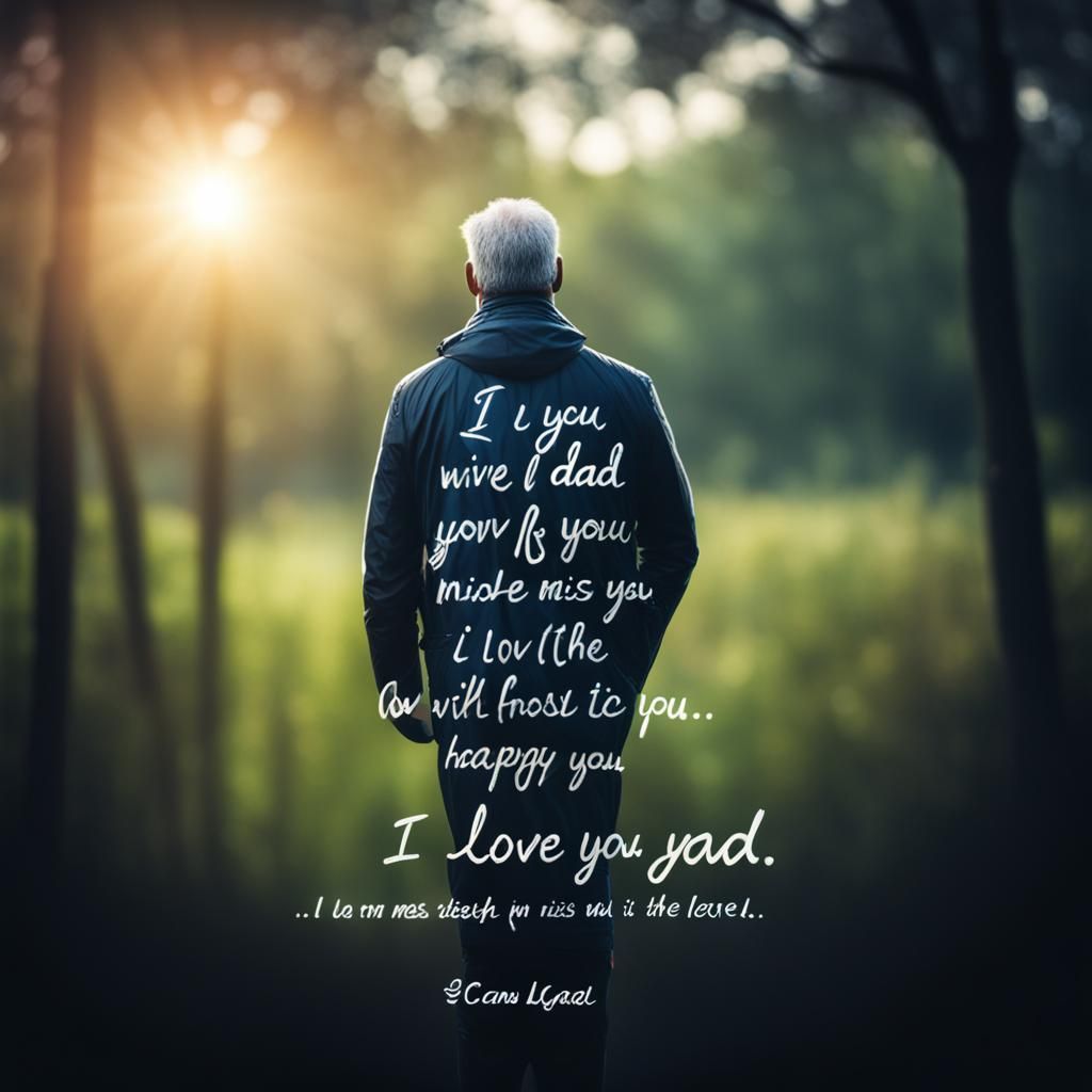 picture with quote i love you dad i miss you