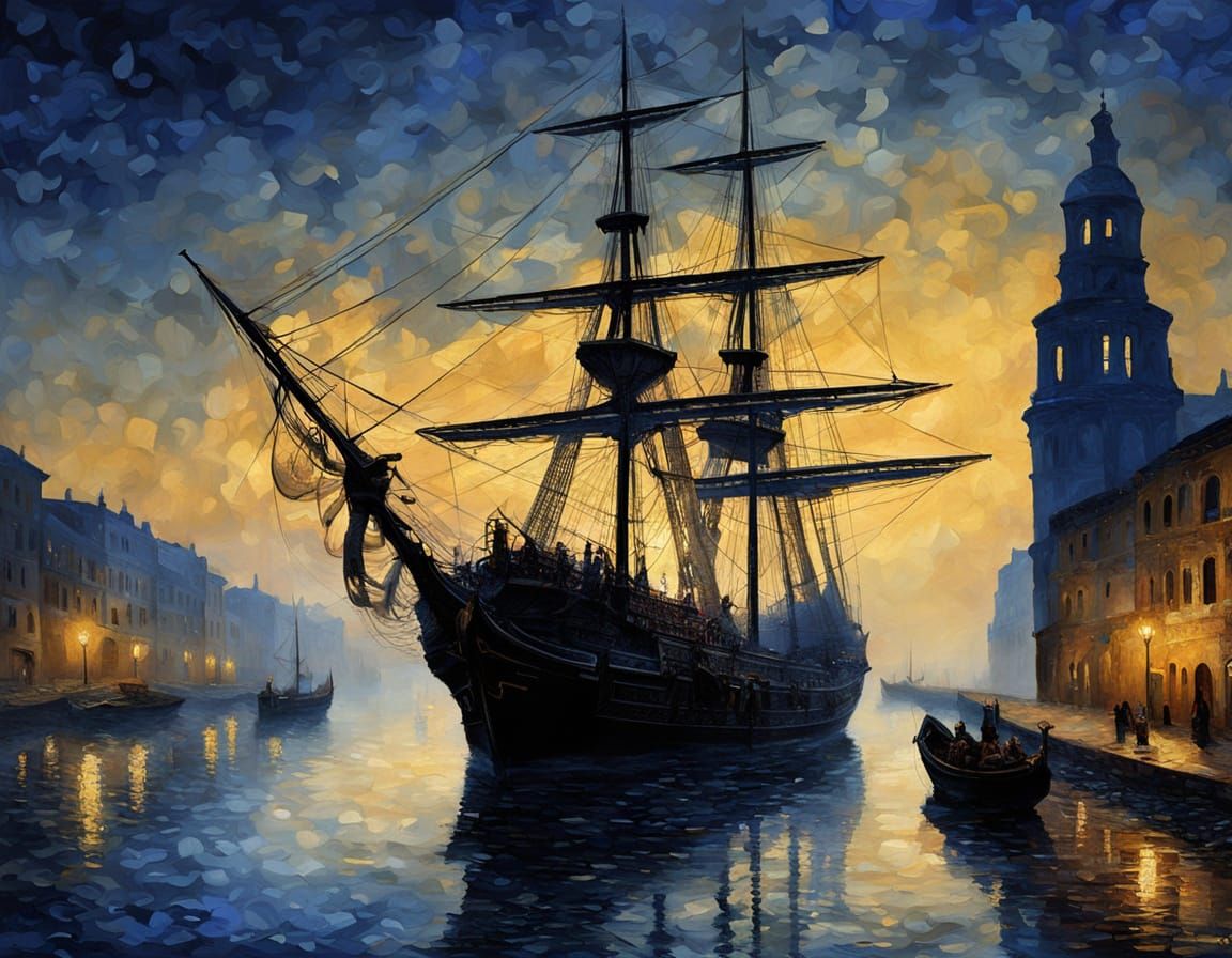 Night Sailing   by @Kaydenpat