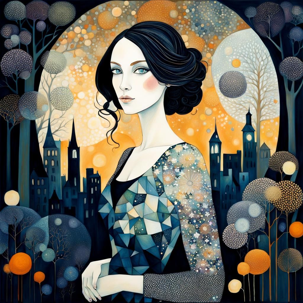 Elegant lady  by @Crystalline