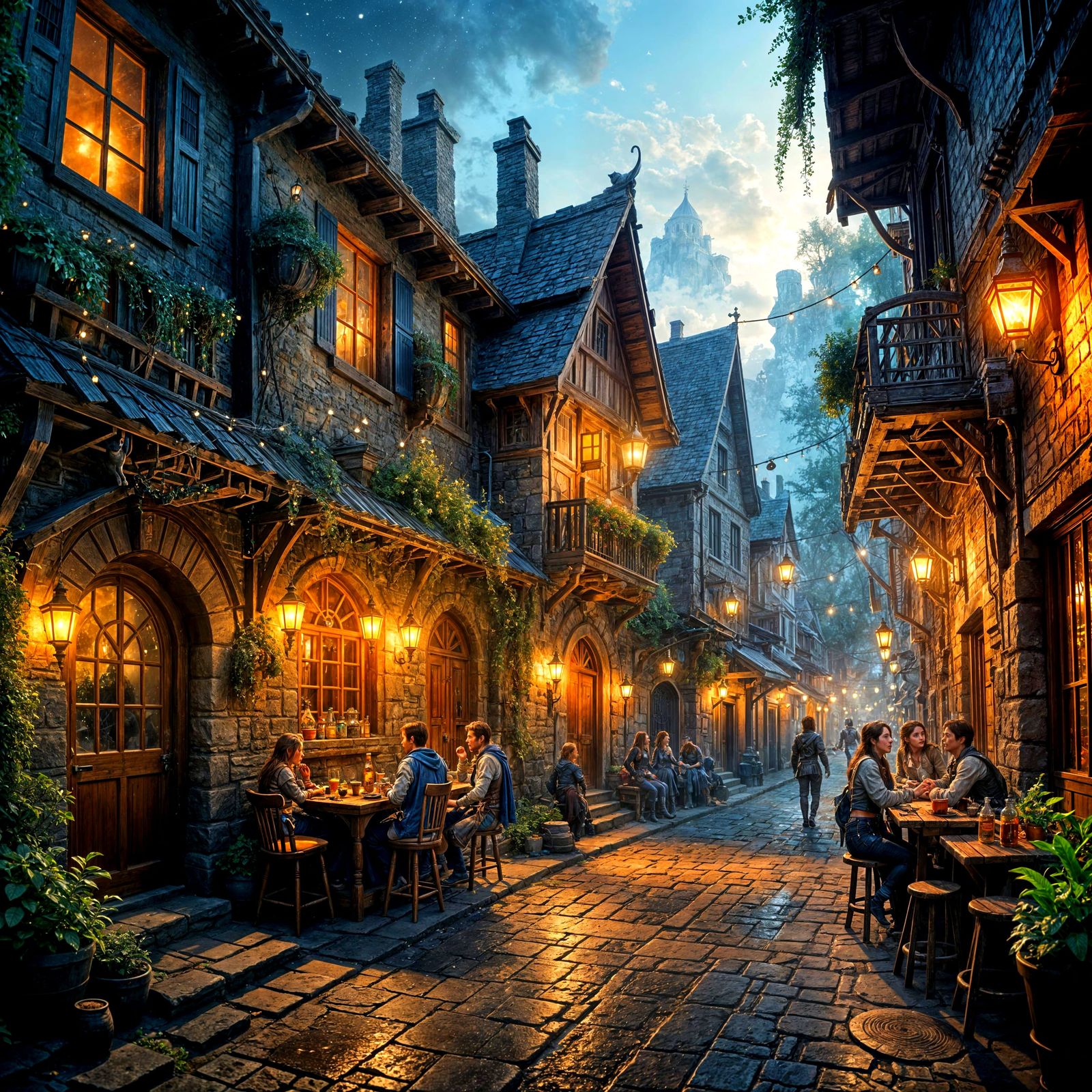 Refreshing After Adventures  by @Lina Poe