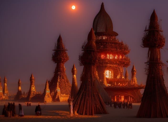 Outlandish Night Bazaar  by @Bob Sherunkel