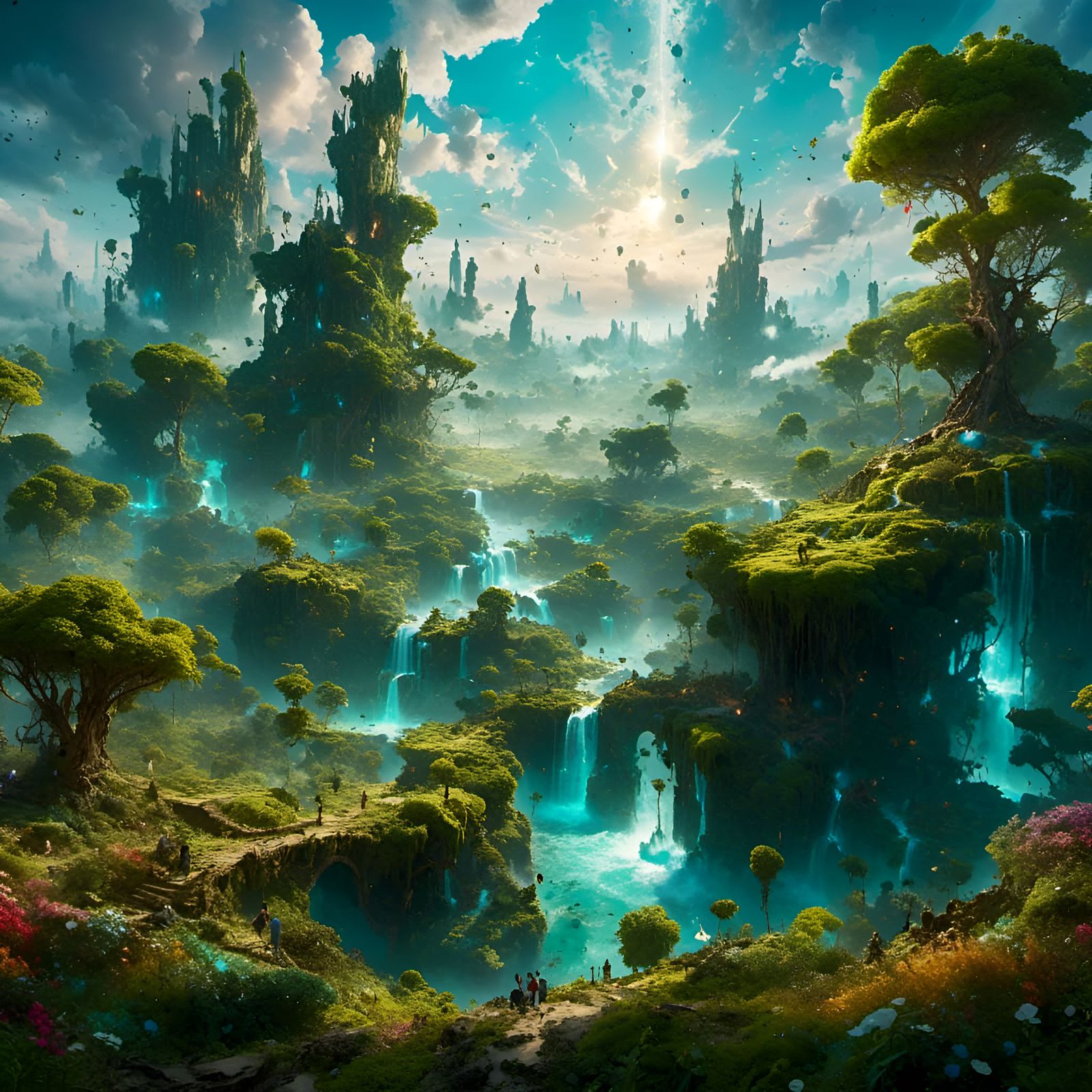 Magical Landscape  by @Merqury