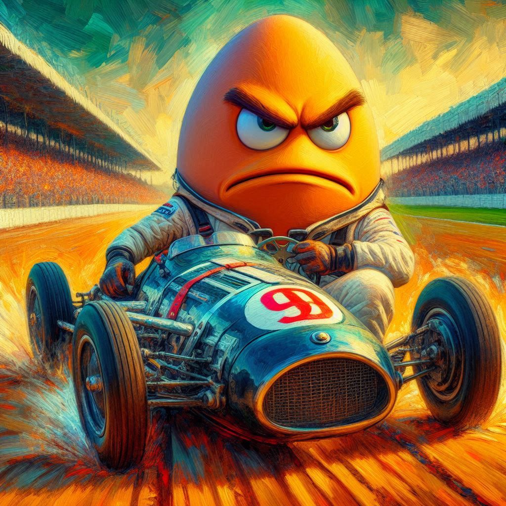 Oeuf colère - Le Mans