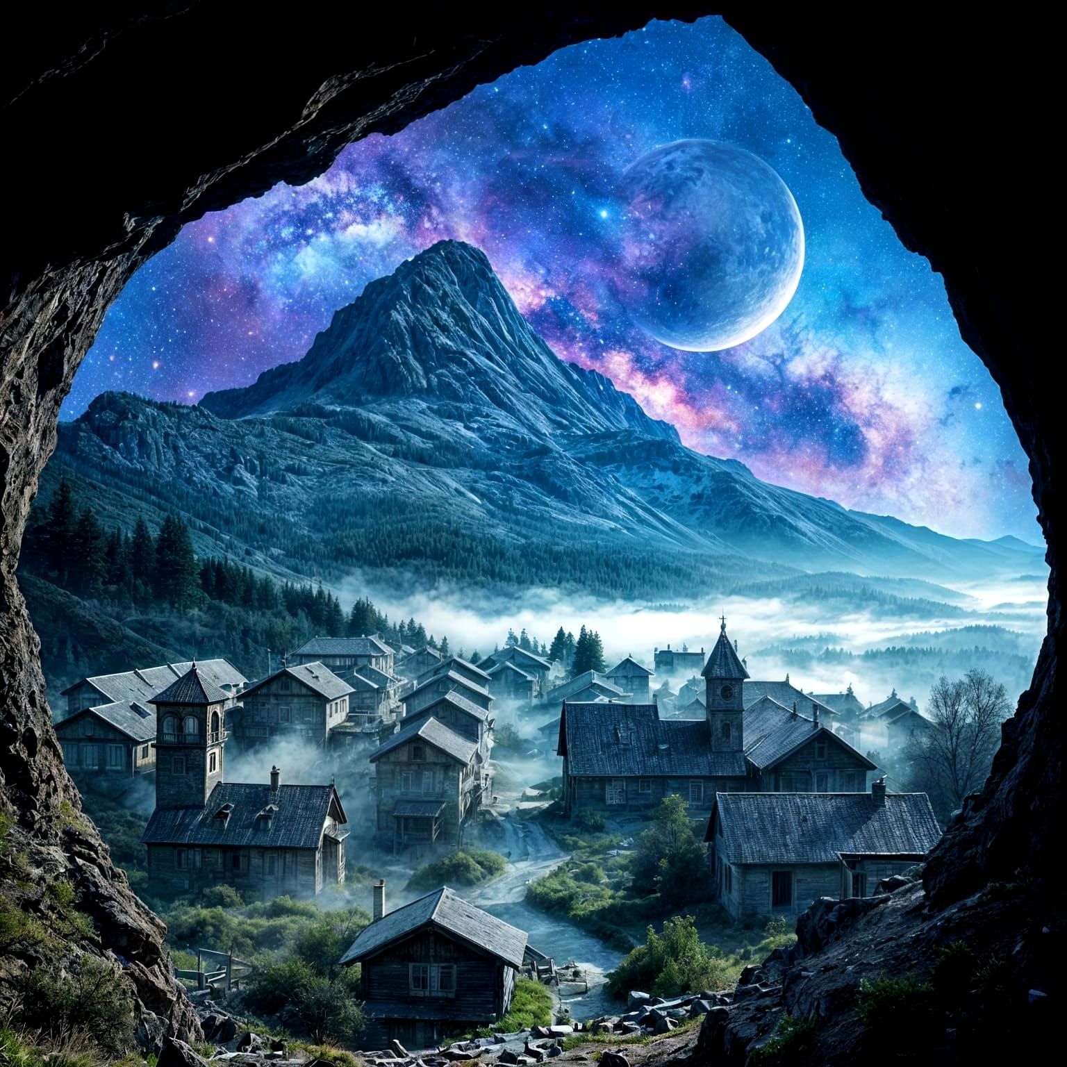 Abandoned Village Hidden by Time  by @NectarinePie