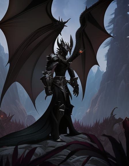The black dragon knight