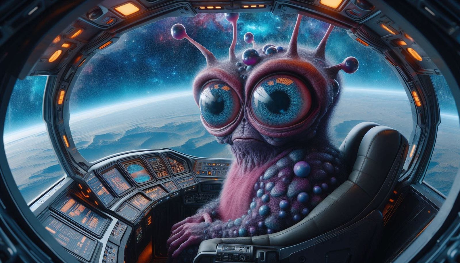 Alien Site Seeing Across The Galaxy